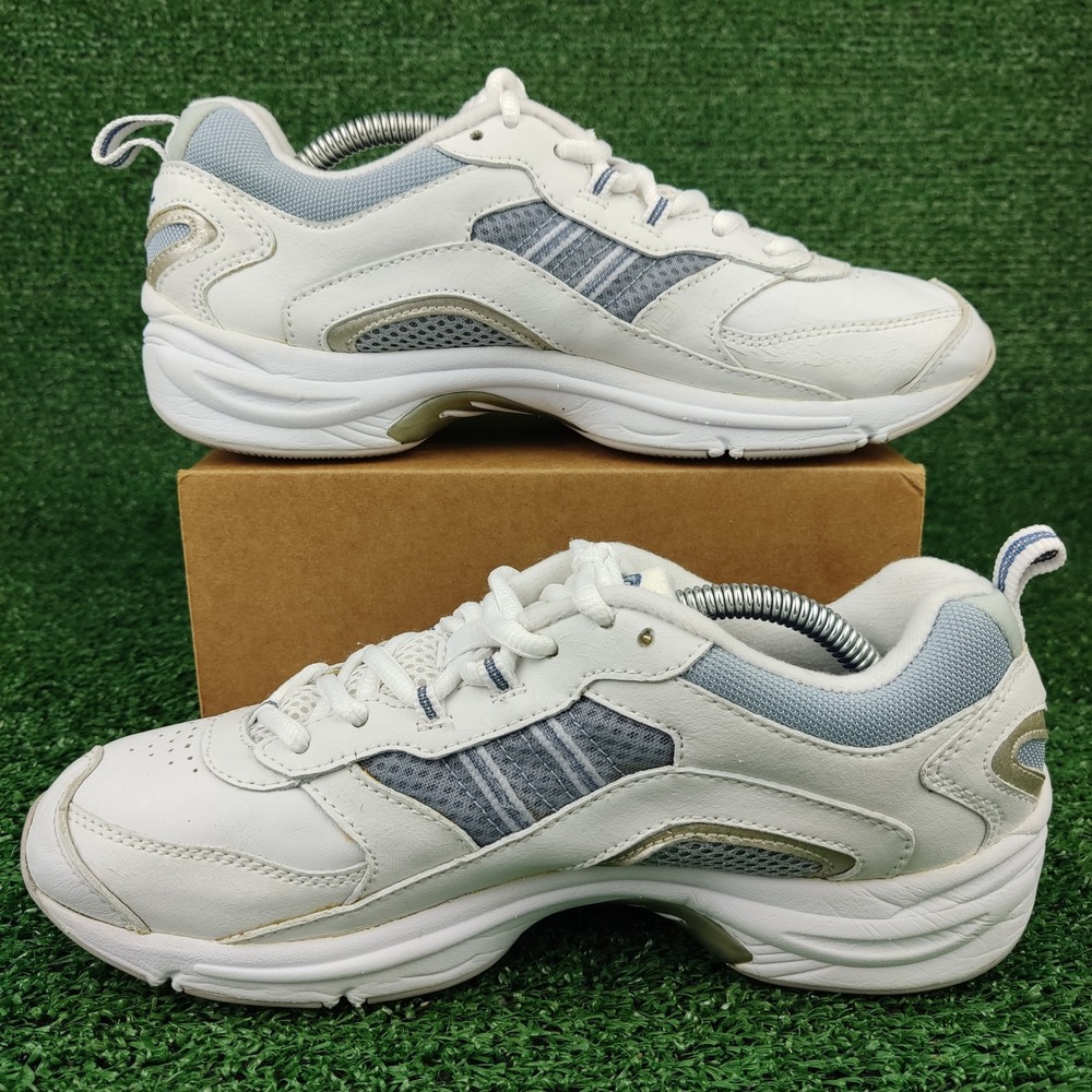 Easy Spirit Sneakers Womens 7 White Intrainings Walking Shoes Narrow Leather - Picture 5 of 9